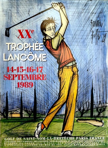 Affiche ancienne trophée - affiche,