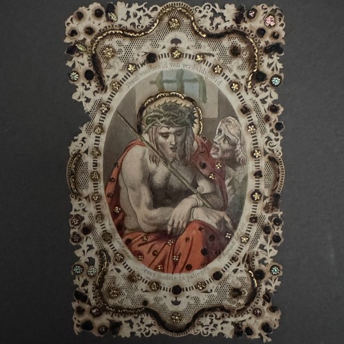 Canivet image pieuse dentelle