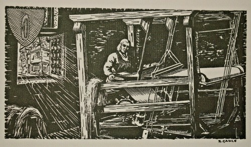 Weaver loom weaving - , wood