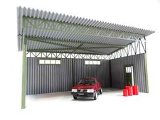 Cabanon "feuille" métal