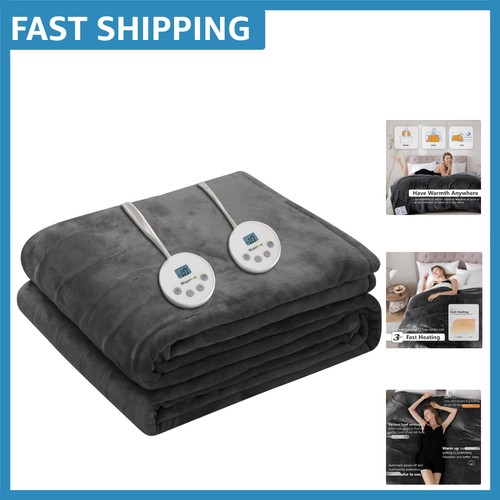 Elegant dark grey - grey, heated