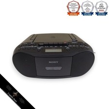 SONY CFD-S70 Noir Stéréo Lecteur CD Enregistreur Cassette Radio AM/FM...