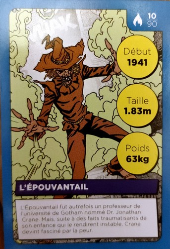 Carte auchan comics - dc, 10