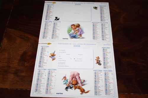 Calendrier naissance année - naissance,