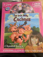 "les trois petit cochons" histoire raconte par chantal goya dvd (3 ANS) NEUF