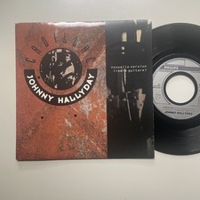 French SP Johnny Hallyday – Cadillac (Nouvelle Version Remix Guitare) - 1989