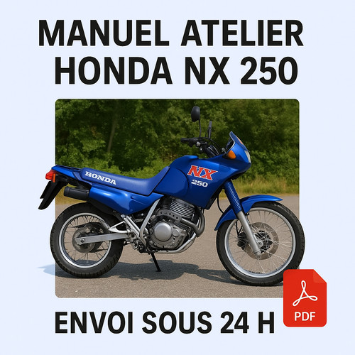 Manuel atelier honda - atelier, 250