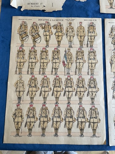 Planches militaires pellerin - militaires,