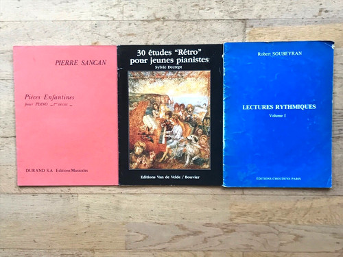 Lot deux partitions - de, et