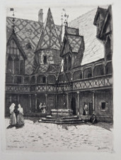 Eau forte Joanny Drevet 