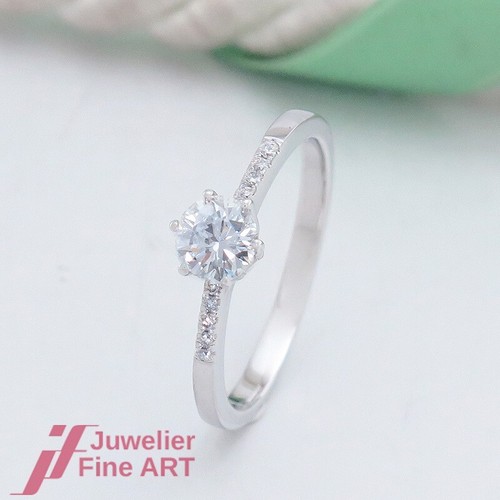 Bague solitaire brillante avec