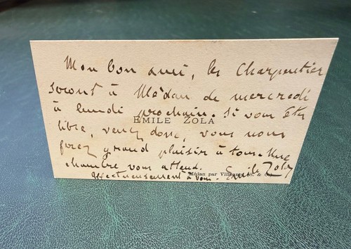 émile zola carte - Émile,
