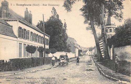 Cpa templeuve rue - cpa, 59