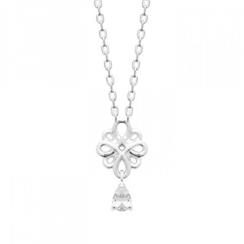 Collier pendentif goutte oxyde - collier,