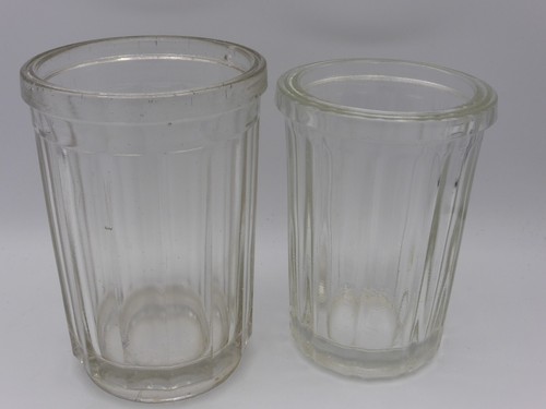 Deux pots confiture anciens - a,