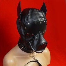 MASQUE EN CUIR SIMILI BDSM
