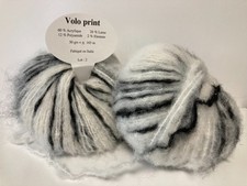 lot de 10 pelotes de laine style mohair/ - FABRIQUE EN ITALIE-