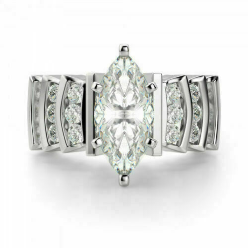 Bague diamant simulé