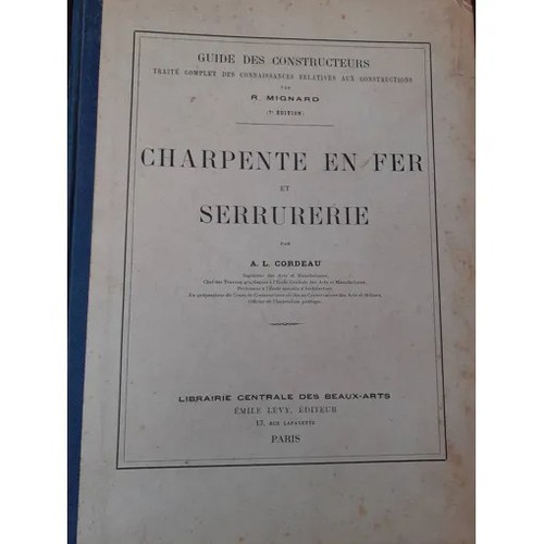 Charpente fer serrurerie - charpente, et