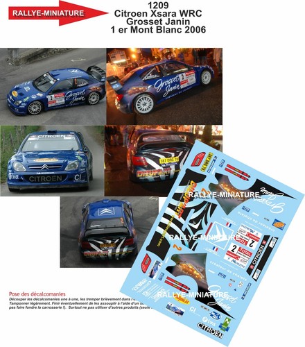 Decals ref 1209 citroen - ref,