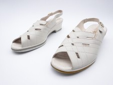 Sandales Confortables Pour Femmes En Cuir Gris Taille 41 EU Art. 6764-80