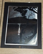 Sous verre coucher soleil - sous,