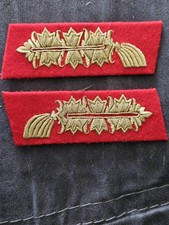 Pattes de col d'officier général Allemand Seconde Guerre Mondiale Grade Insigne