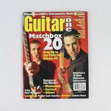 Vintage Guitare One Revue March 2000 Matchbox 20 - Bon État