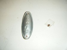 SILVER VINTAGE SCHWINN HEADBADGE #1020