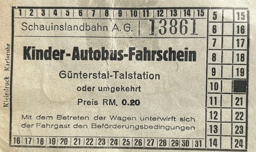 Ticket billet bus autobus - billet,