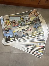 lot de 16 Anciennes affiches scolaire OGÉ HACHETTE - BONMATI et MICHEL années 60