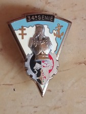 insigne 34 e RG - 34 e Régiment du Génie - DRAGO PARIS - G 2025