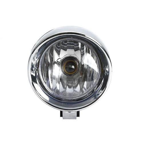 2pcs chrome moto phare - 2pcs, "chrome