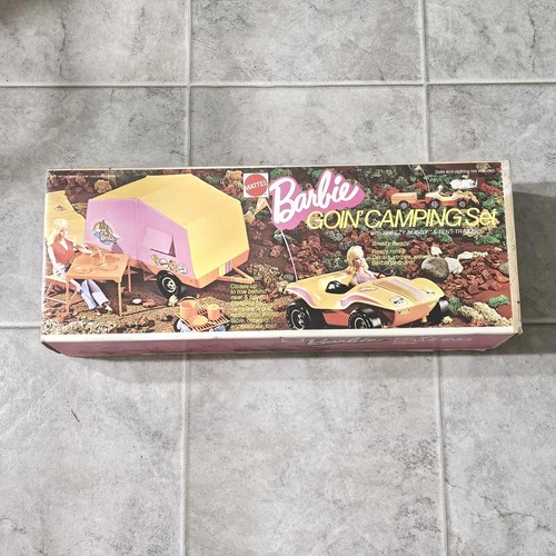 Vintage barbie goin camping - barbie,