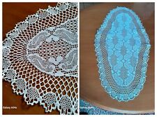 NAPPERON OVALE ANCIEN 72 cm x