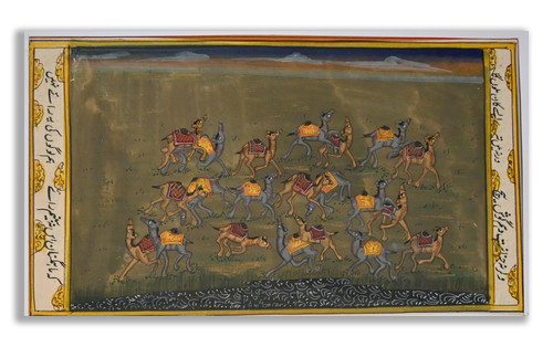 Belle peinture miniature faite