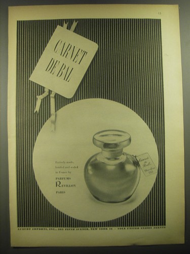 1947 revillon carnet bal - revillon,