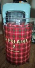 Superbe Glacière Vintage " La POLAIRE 2", Motif Écossais (Id. Coca-Cola, Etc...)