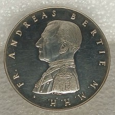 MEDAILLE EN ARGENT ORDRE MALTE 1988 FR ANDREAS BERTIE VIRTVS ARIETE FORTIOR MMHH