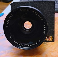 OBJECTIF SCHNEIDER SUPER ANGULON 90mm F5,6 avec planchette