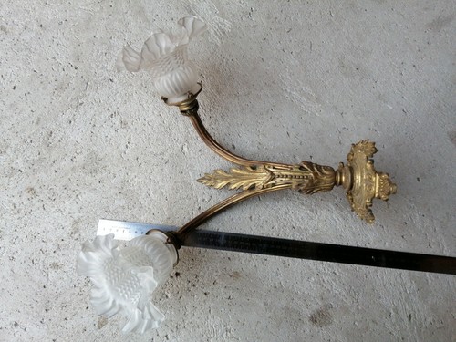 Jolie ancienne applique bronze