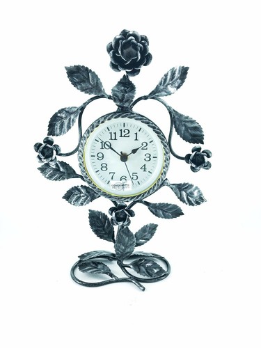 Horloge table fer forgé - de,