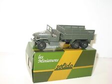 SOLIDO, Camion GMC militaire débaché torpédo