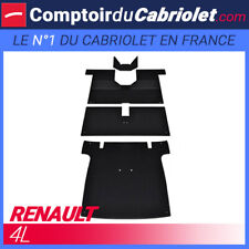 Kit de tapis moquette noir 4