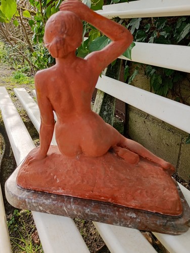 Terre cuite socle marbre