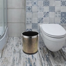  Corbeille À Papier En Poubelle Panier Double Couche Récipient Ordures