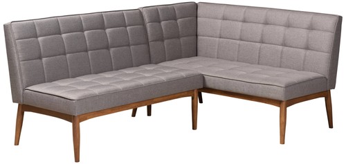 Sanford gray fabric tufted - sanford,