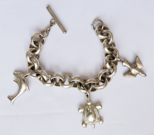 Bracelet métal argenté - en,