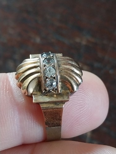 Bague tank ancienne - bague,