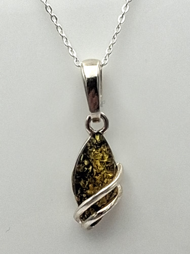 Pendentif ambre sucré en - pendentif,